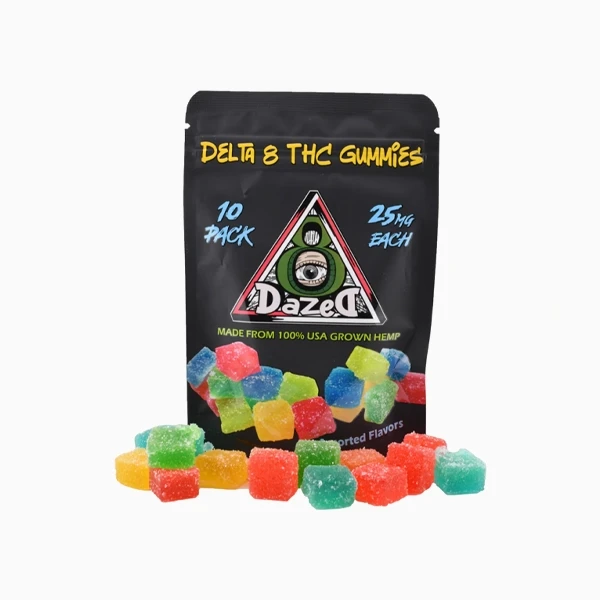 Custom Mylar Delta 8 Gummies