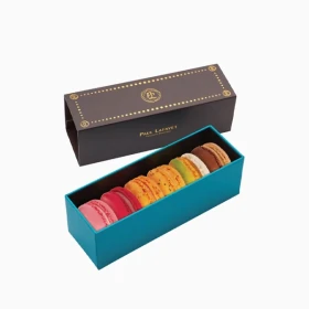 Premium Rigid Board Macaron Box Material Detail Durable Packaging