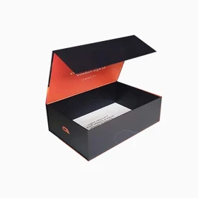 Gold Foil Stamped Rigid Setup Boxes  Elegant Premium Branding