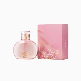 Minimalist pink perfume box packaging for high-end brands